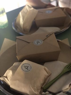 Everything is compostable   at PLANTE Lab in Catania