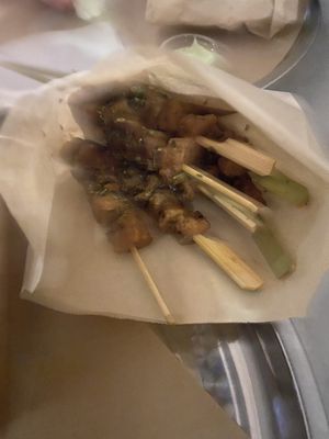 Arrosticini di seitan  at PLANTE Lab in Catania