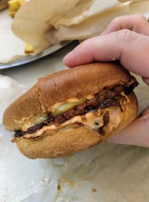 Like a Big Mac but better! 👍💚👍 at PLANTE Lab in Catania