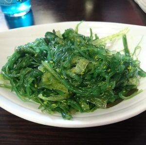 Seaweed salad at Hibachi Express in Torrington
