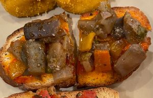 Caponata   at Cantinetta Venegazzu in Treviso