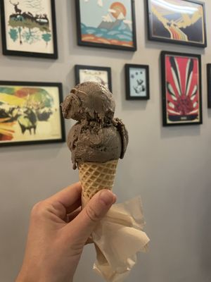 Vegan chocolate ganache   at Sweet Action Ice Cream in Denver