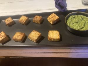 Chili tofu tapas   at Seawiches Lounge Bar in Roatan