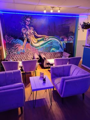 Inside at Seawiches Lounge Bar in Roatan