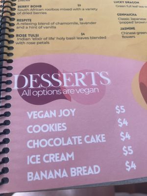 Vegan desserts?! Yes please!!  at Seawiches Lounge Bar in Roatan