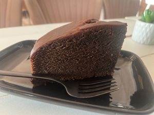 Chocolate cake   at Seawiches Lounge Bar in Roatan