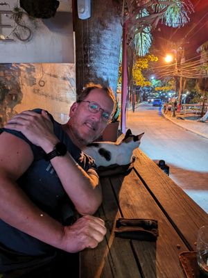  at Seawiches Lounge Bar in Roatan