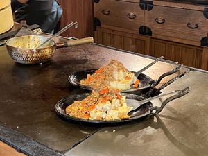 Vegan meat  at TEPPANYAKI RAI in Ninohe