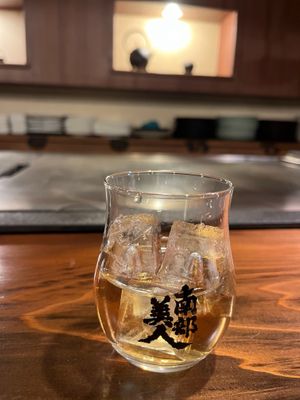 nanbu bijin vegan-certified umeshu (plum wine) at TEPPANYAKI RAI in Ninohe