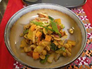 Bhadam Sadeko - Vorspeise (hatte schon was gegessen bevor ich das Foto gemacht hatte) at Aago in Bonn