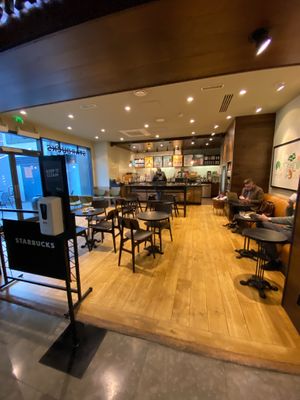 Interior at Starbucks in Birmingham