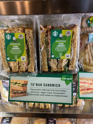 Tu’nah sandwich  at Starbucks in Birmingham