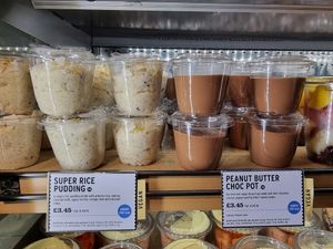 Vegan dessert pots at LGW - Pure - Gatwick Airport - NT in Horley
