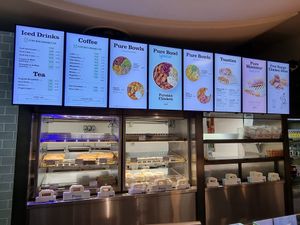 Menu at LGW - Pure - Gatwick Airport - NT in Horley