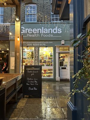   at Greenlands Health Foods in South East London