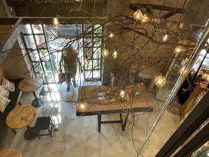 From Second floor seating  at Rosebymary in Milan