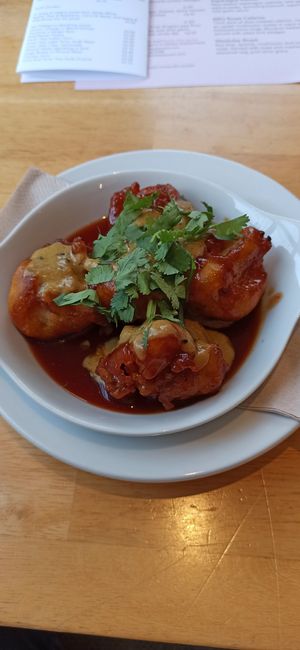 Cauliflower Manchurian at River Green Restaurant in Norwich
