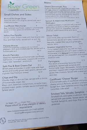  at River Green Restaurant in Norwich