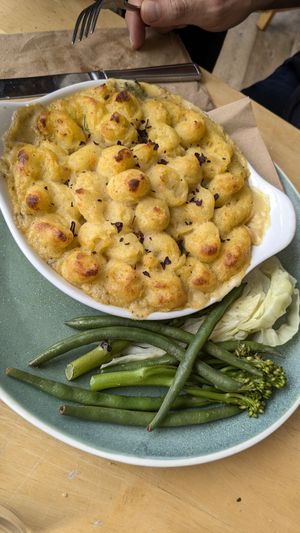 Sea pie at River Green Restaurant in Norwich