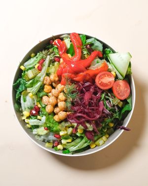 Vegan bowl  at Salt kafe in Antalya