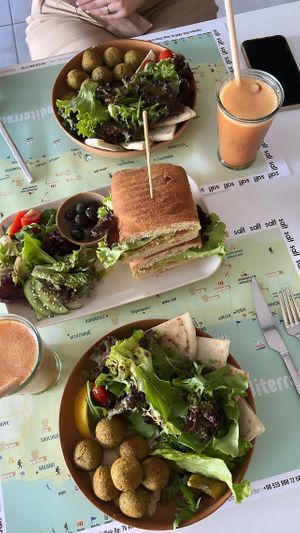 Avocado Temphe Toast  at Salt kafe in Antalya