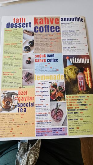  at Salt kafe in Antalya