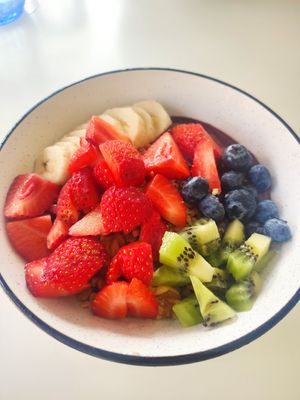 Açai bowl at Woody's Pretty Healthy Kitchen in Javea