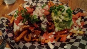Chili cheese fries at The Hogtown Vegan in Toronto
