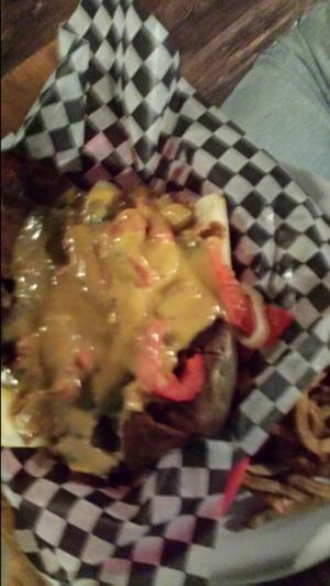 Steak and philly at The Hogtown Vegan in Toronto