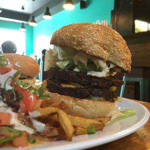 The Big Hog at The Hogtown Vegan in Toronto