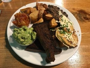 Brekkie Plate at The Hogtown Vegan in Toronto