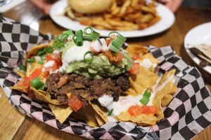 Nachos at The Hogtown Vegan in Toronto