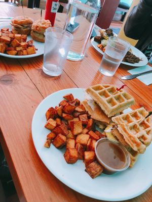 Vegan brunch!  at The Hogtown Vegan in Toronto