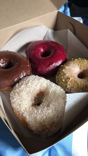 Donuts 🖤 at The Hogtown Vegan in Toronto