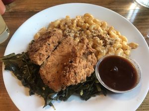 Southern combo at The Hogtown Vegan in Toronto