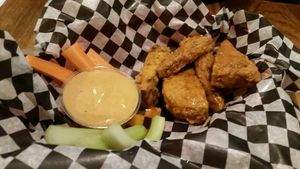Buffalo wings at The Hogtown Vegan in Toronto