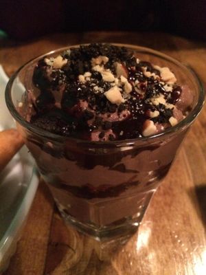 Chocolate Mousse Parfait -- AMAZING! at The Hogtown Vegan in Toronto