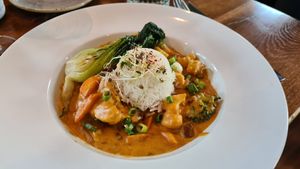 Veggie curry at Auszeit in Bad Kreuznach