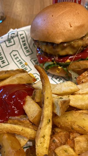   at Honest Burgers - Leicester Square in London