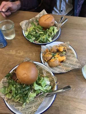 burgers  at Honest Burgers - Leicester Square in London