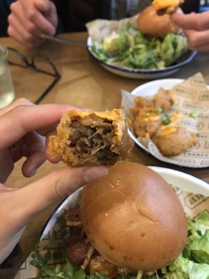 shiitake mushroom fritters  at Honest Burgers - Leicester Square in London