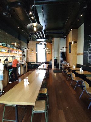 Inside at Honest Burgers - Leicester Square in London