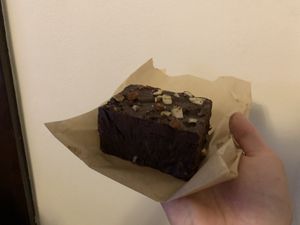 Hazelnut brownie (gf)  at Oromo Cafe - Bucktown in Chicago