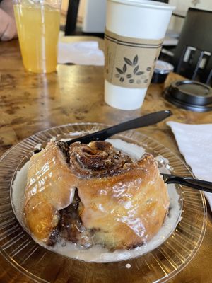 Cinnamon roll was dynamite   at Beg Bakery in Scottsdale