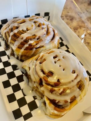 Cinnamon rolls are amazing!!  at Beg Bakery in Scottsdale