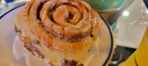 Cinnamon roll at Beg Bakery in Scottsdale
