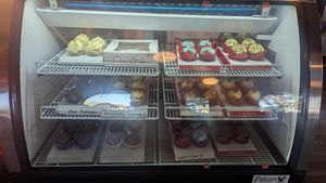 Case of desserts at Beg Bakery in Scottsdale