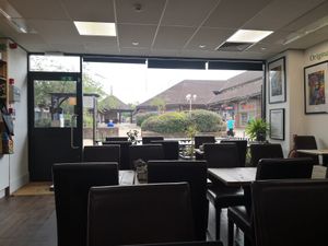 Seating inside at Vemillion in Basingstoke