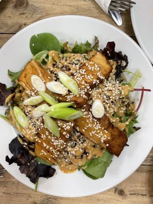 Satay tofu stack  at Vemillion in Basingstoke