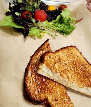 Vegan grilled cheese  at Frederick Social in Frederick